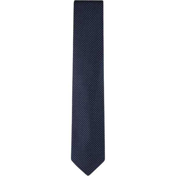 Calvin Klein Men's Classic Navy Blue Solid and Pattern Ties - Picture 2 of 3